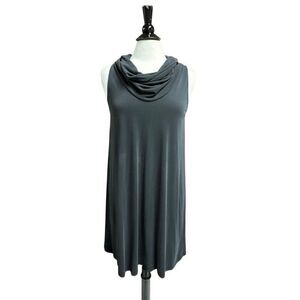 Everly Womens Black Cowl neck Sleeveless Dress Size M NEW